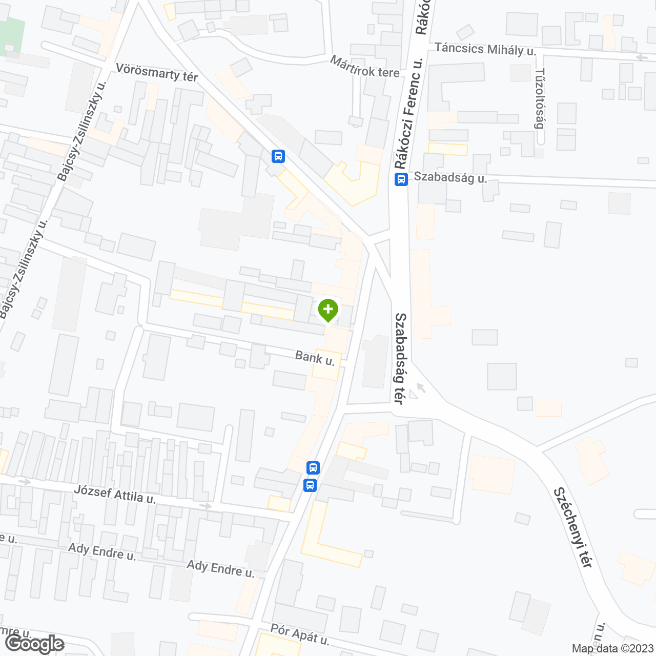 A gyógyszertár címe