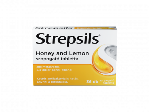 Strepsils Honey and Lemon szopogató tabletta 36db