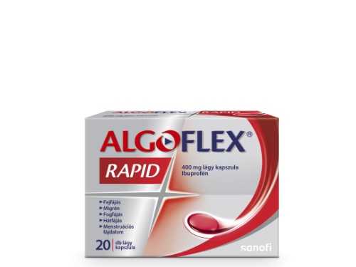 Algoflex Rapid 400 mg lágy kapszula, 20x