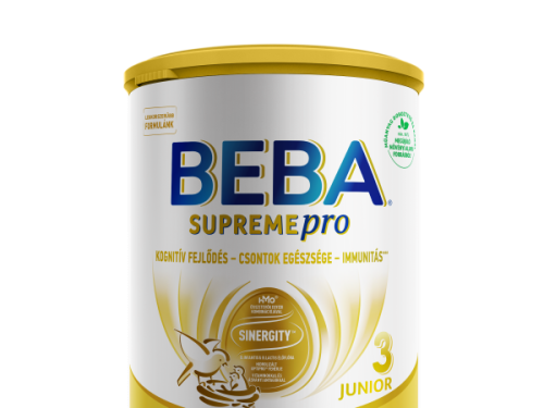 BEBA SUPREMEpro 3 Junior Tejalapú italpor fehérje-hidrolizátumból vitaminokkal és ásványi anyagokkal, 12 hónapos kortól, 800g