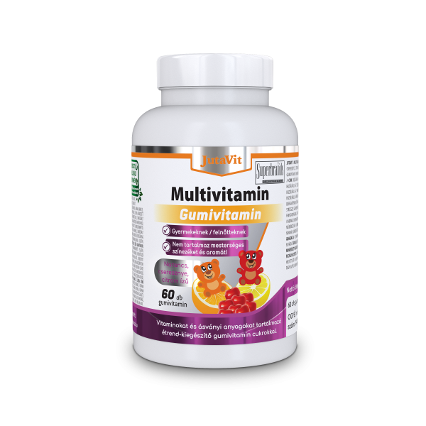 JUTAVIT MULTIVITAMIN GUMIVITAMIN Citrom-Narancs-Cseresznye Ízű 60db