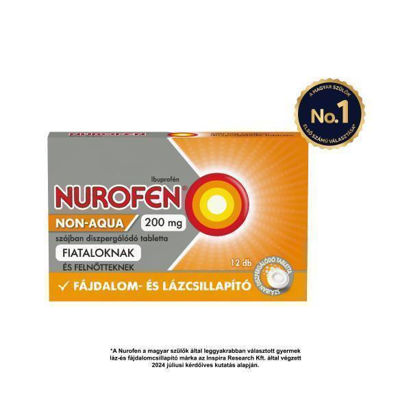 Nurofen Non-Aqua 200 mg szájban diszpergálódó tabletta 12db