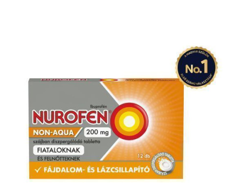 Nurofen Non-Aqua 200 mg szájban diszpergálódó tabletta 12db