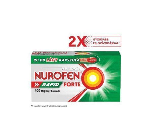 Nurofen Rapid Forte 400 mg lágy kapszula 20db