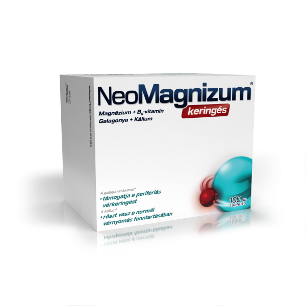 NeoMagnizum keringés magnézium tabletta, 100 db