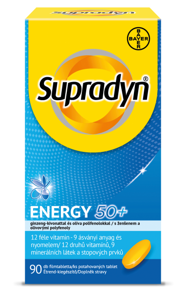 Supradyn Energy 50+ filmtabletta, 90db