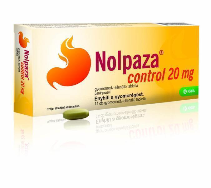 Nolpaza control 20 mg gyomornedv-ellenálló tabletta 14x