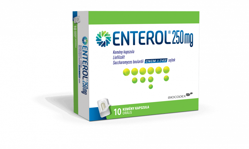 Enterol 250mg kemény kapszula 10x